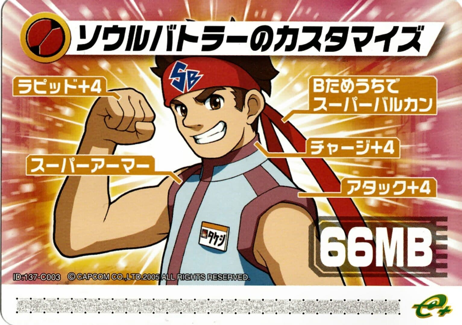 Mega Man Battle Network 6: Patch Card - Soul Battler's Custom