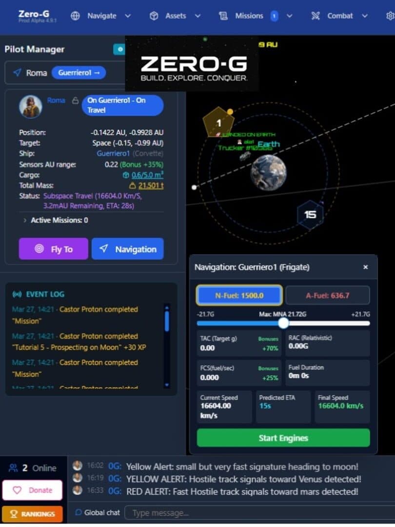 Zero-G MMO