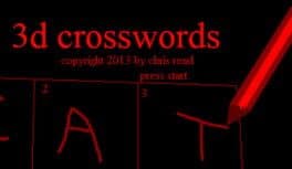 3D Crosswords