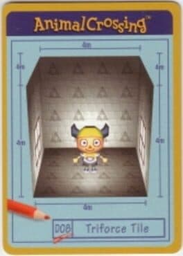 Animal Crossing-e: D08 - Design Card: Triforce Tile