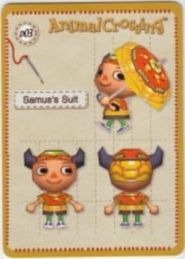 Animal Crossing-e: D03 - Design Card: Samus's Suit
