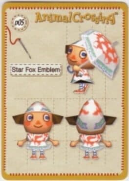 Animal Crossing-e: D05 - Design Card: Star Fox Emblem