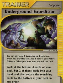 Construction: Action - Player: E-48-# - Underground Expedition