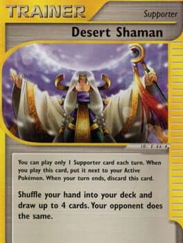Construction: Action - Player: E-46-# - Desert Shaman