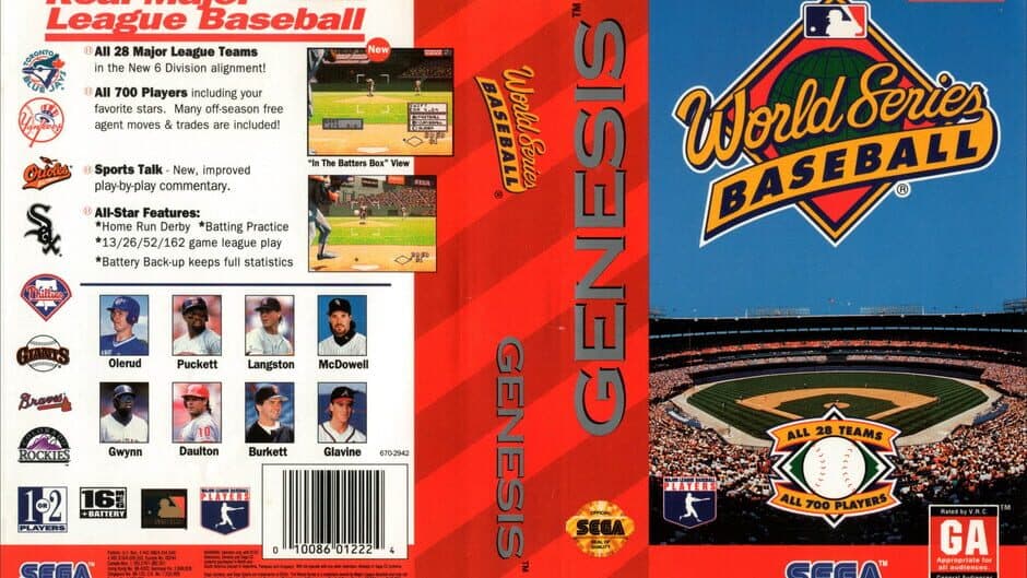 World Series Baseball artwork