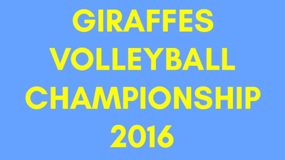 Giraffes Volleyball Championship 2016 artwork