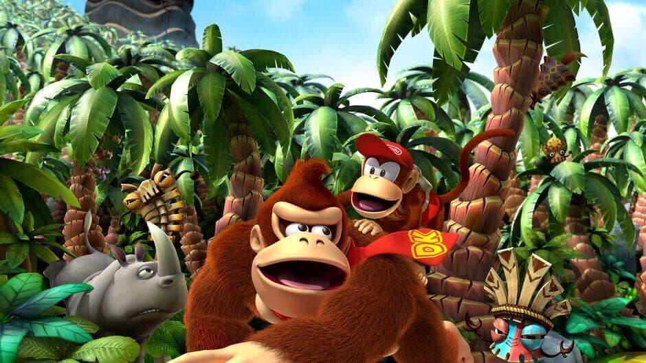 Donkey Kong Country Returns 3D artwork