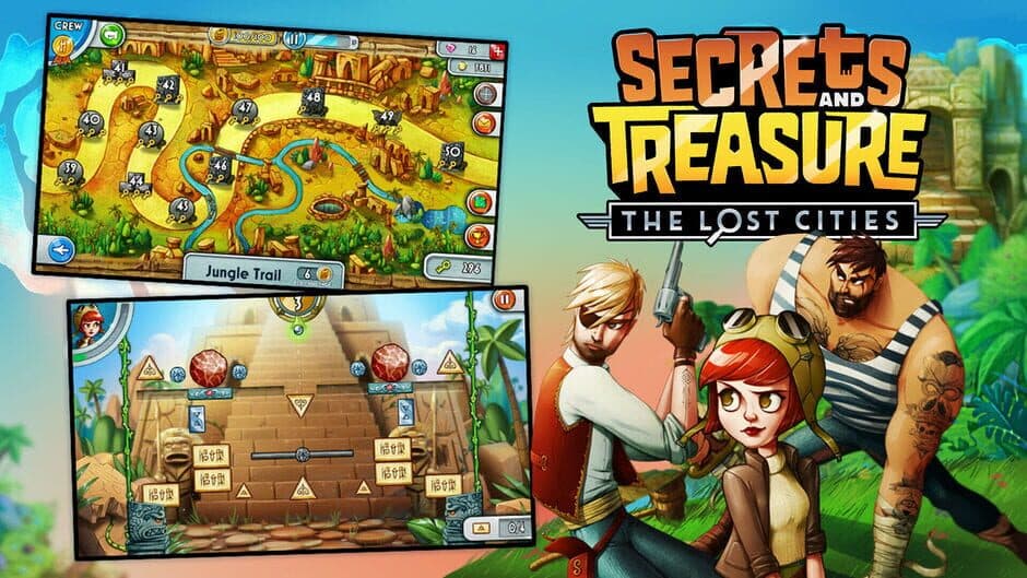 Secrets and Treasure: The Lost Cities artwork