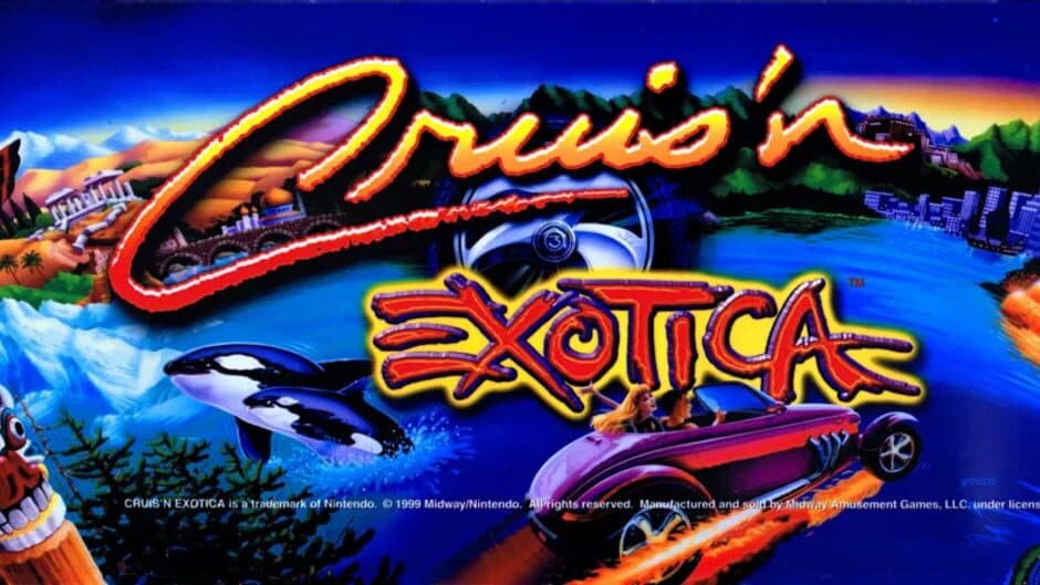 Cruis'n Exotica artwork