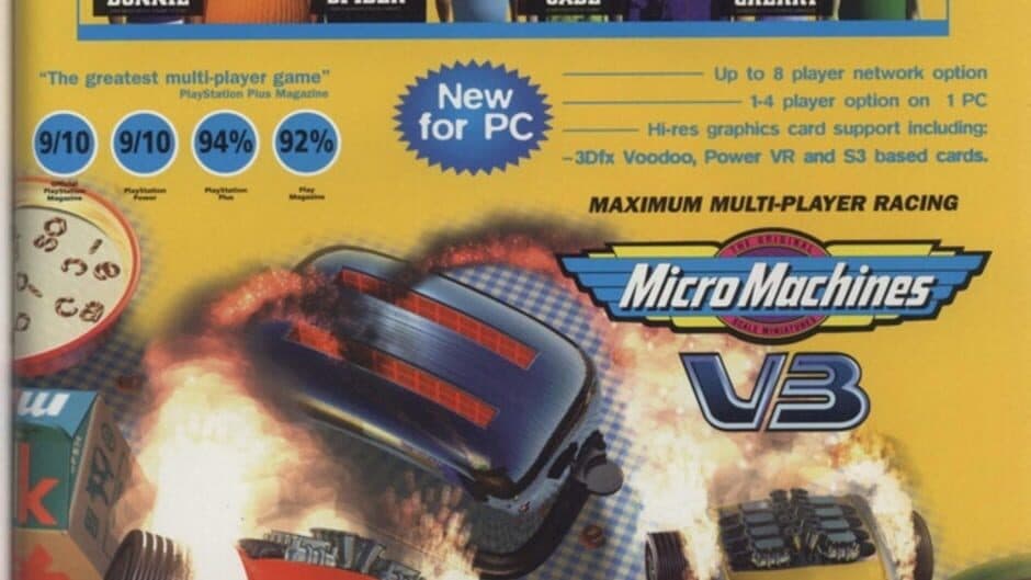 Micro Machines V3 artwork