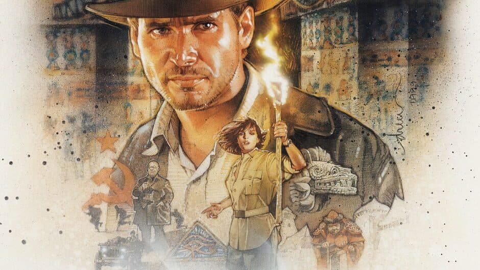 Indiana Jones and the Infernal Machine artwork