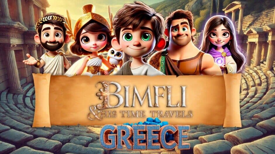 Bimfli and His Travels In Time: Greece artwork