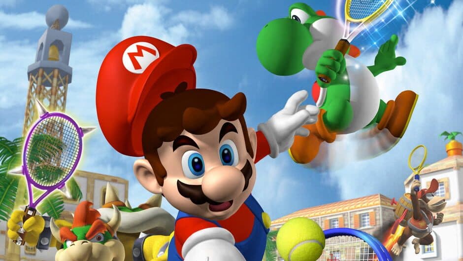 Mario Power Tennis artwork