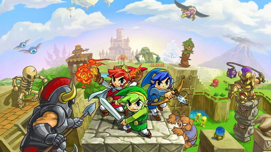 The Legend of Zelda: Tri Force Heroes artwork
