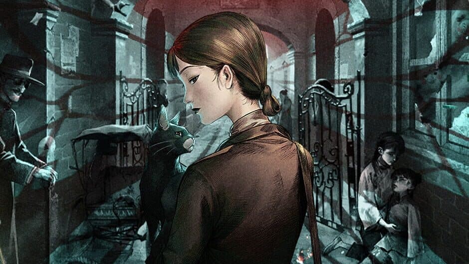 Cat Carried Butterfly artwork