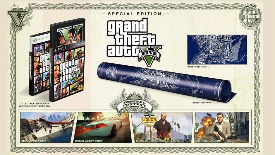 Grand Theft Auto V: Special Edition artwork