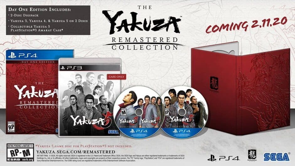 The Yakuza Remastered Collection artwork
