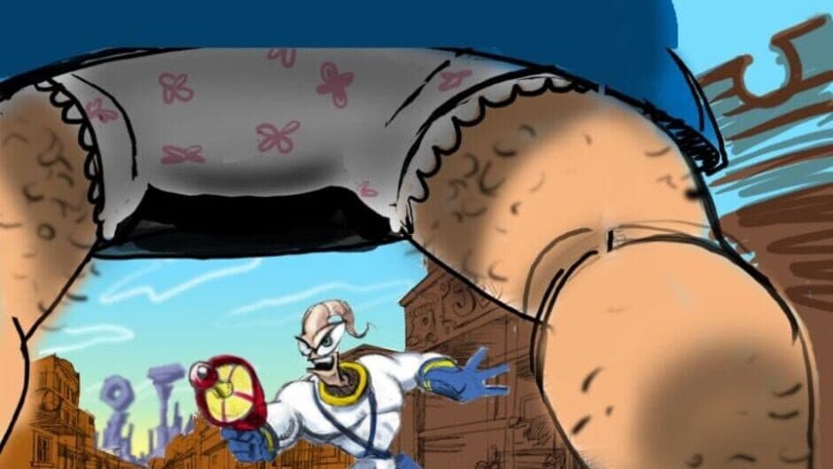 Earthworm Jim 3D artwork