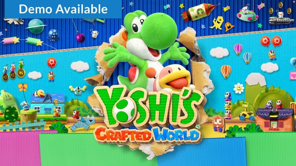 Yoshi's Crafted World artwork