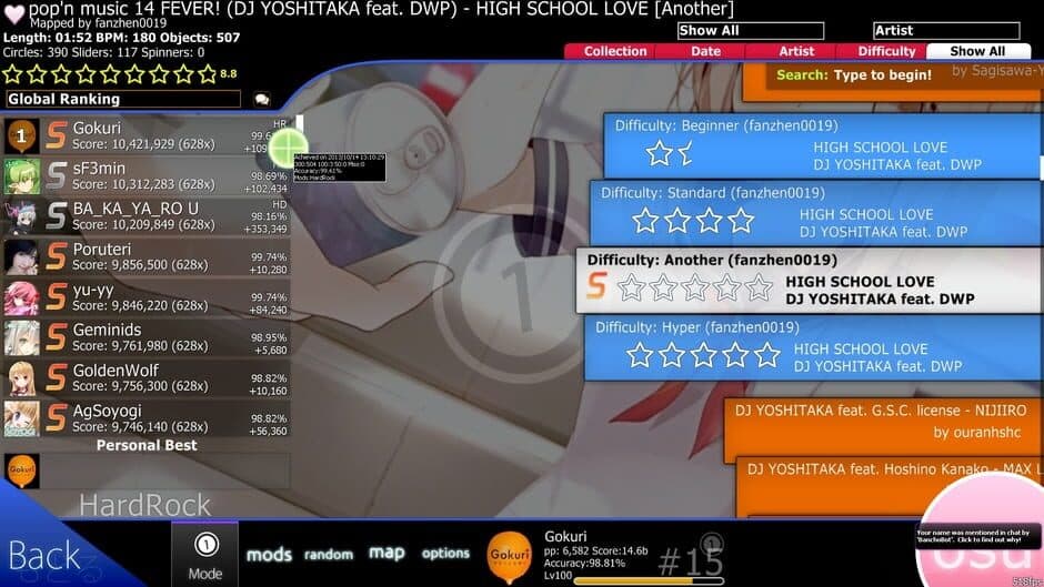 Osu! screenshot