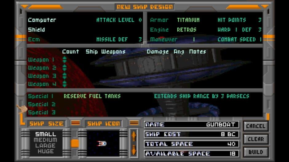 Master of Orion screenshot