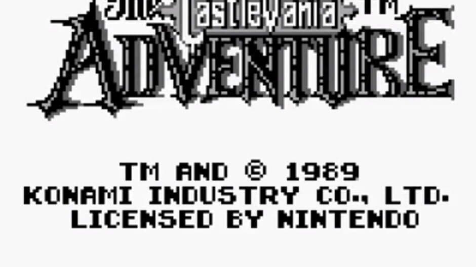 Castlevania: The Adventure screenshot