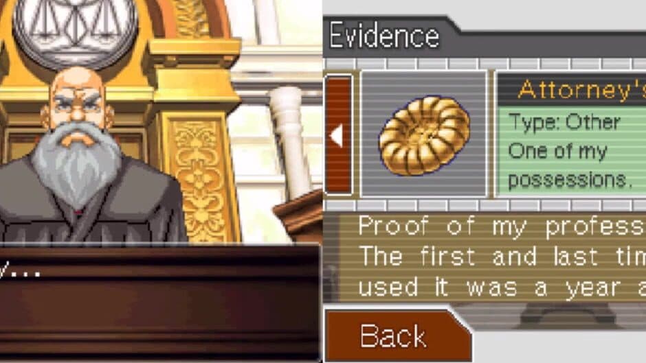 Phoenix Wright: Ace Attorney - Trials and Tribulations screenshot