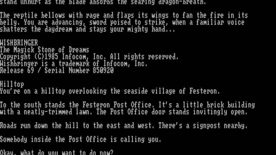 Wishbringer screenshot