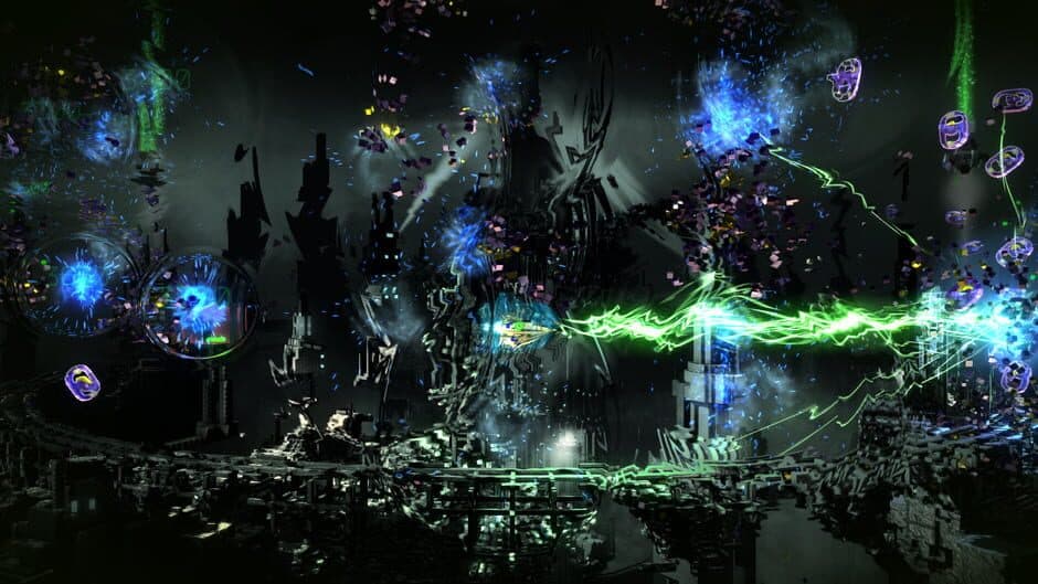 Resogun screenshot