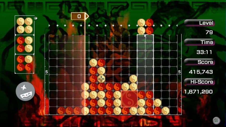 Lumines screenshot