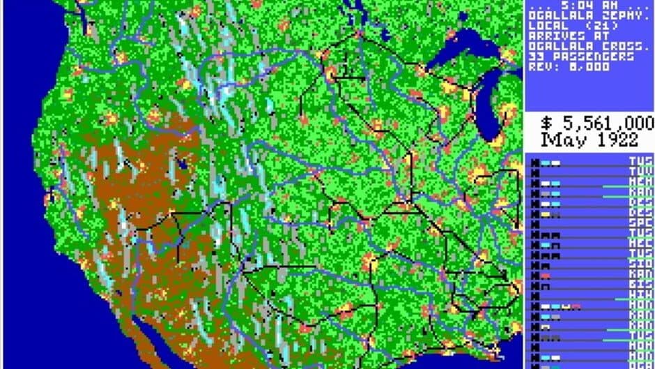 Sid Meier's Railroad Tycoon screenshot