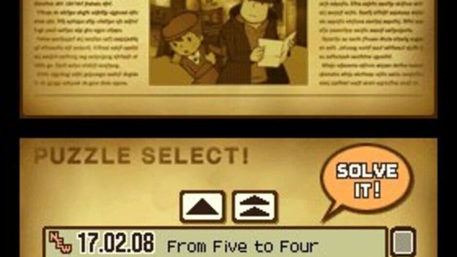 Professor Layton and the Curious Village screenshot