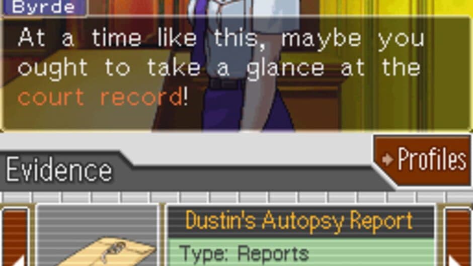 Phoenix Wright: Ace Attorney - Justice for All screenshot