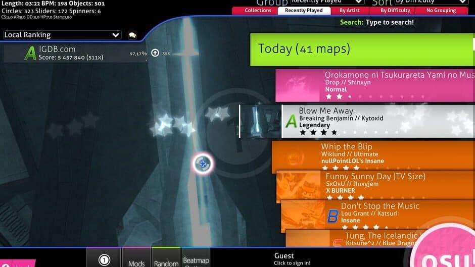 Osu! screenshot