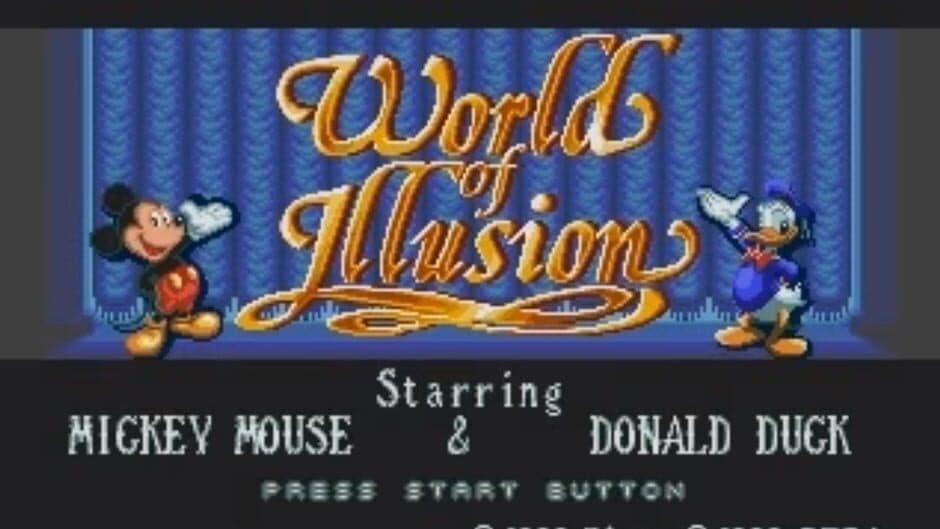 World of Illusion Starring Mickey Mouse and Donald Duck screenshot