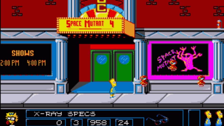 The Simpsons: Bart vs. The Space Mutants screenshot