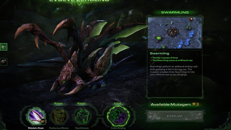 StarCraft II: Heart of the Swarm screenshot