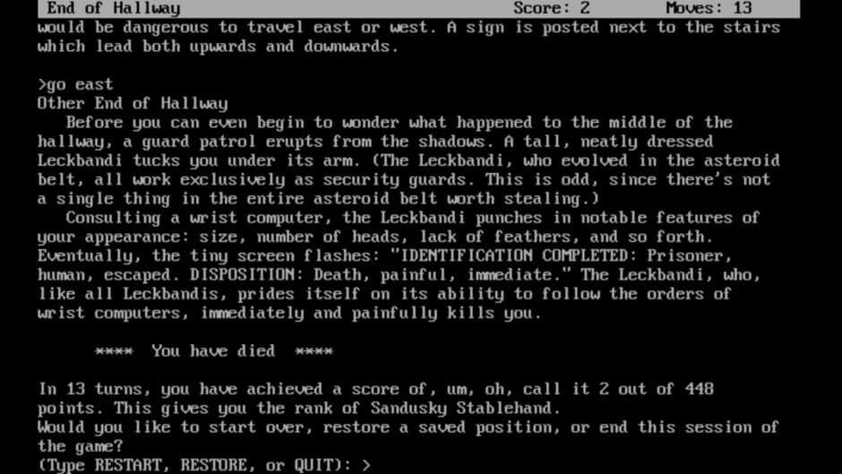 Leather Goddesses of Phobos screenshot