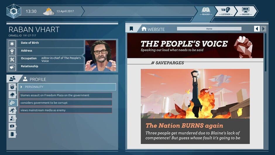 Orwell: Ignorance is Strength screenshot