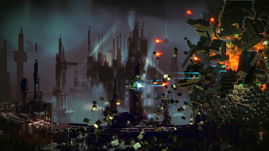 Resogun screenshot