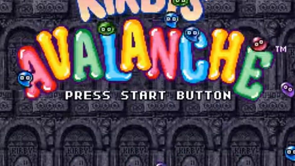 Kirby's Avalanche screenshot