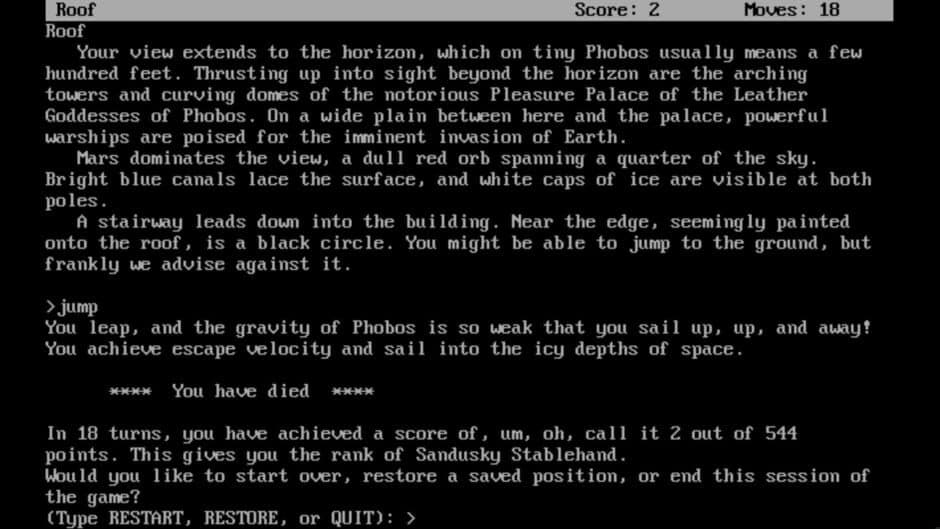 Leather Goddesses of Phobos screenshot