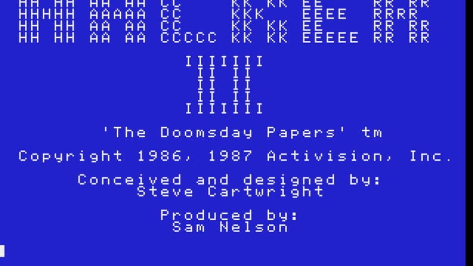 Hacker II: The Doomsday Papers screenshot