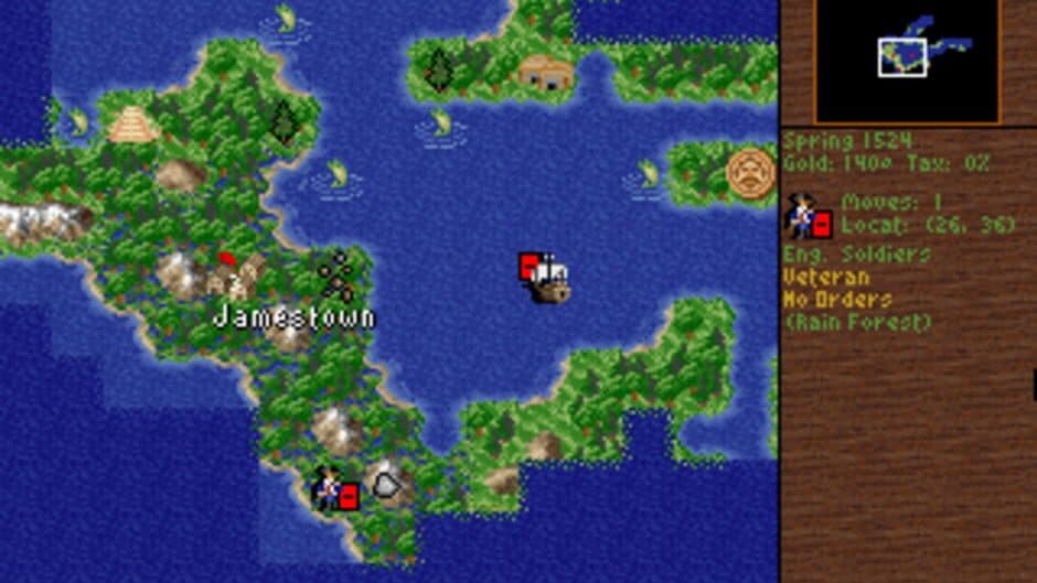 Sid Meier's Colonization screenshot
