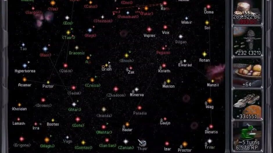 Master of Orion II: Battle at Antares screenshot