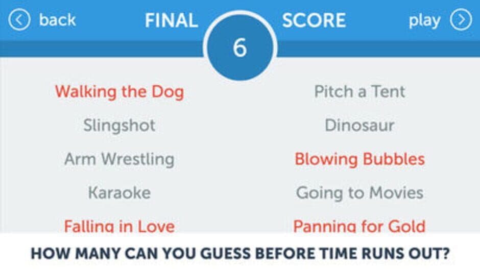 Charades! screenshot