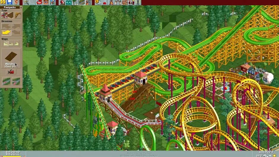 RollerCoaster Tycoon screenshot