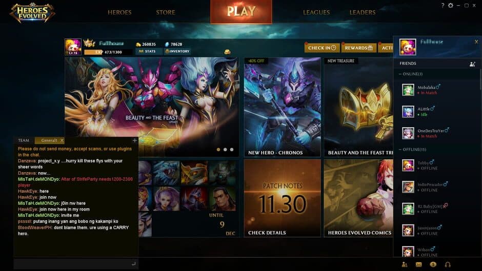 Heroes Evolved screenshot