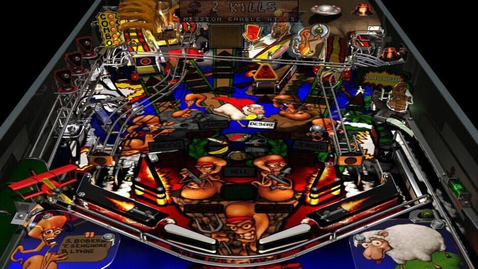 Worms Pinball screenshot