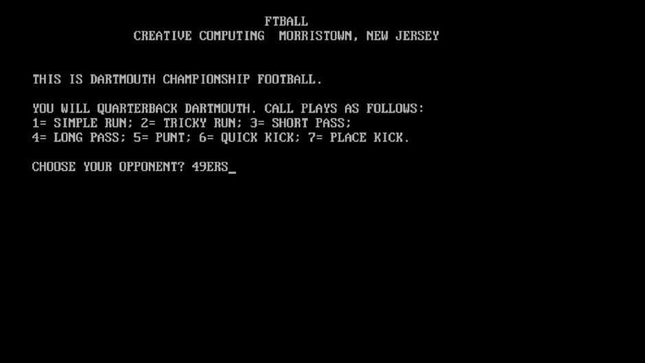Dartmouth Championship Football screenshot